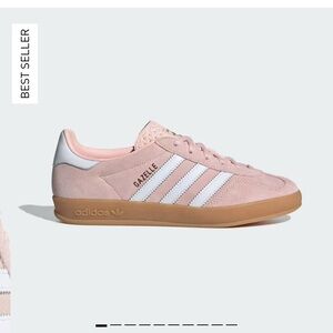 Adidas Pink and White Samba Sneakers